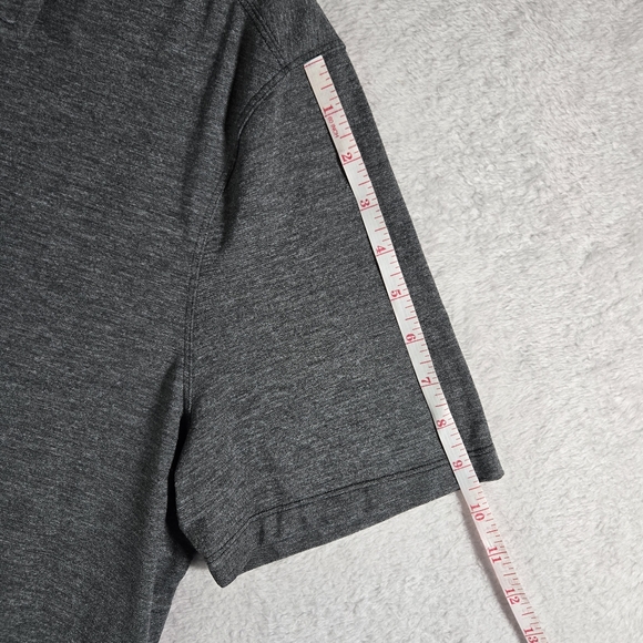 Lululemon Evolution Polo Shirt Performance Lightweight Golf Medium Grey Men - Picture 7 of 7